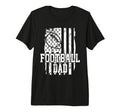 Usa Flag Football Dad Football Game Day T-Shirt - Trendy Graphic Men Women - T-Shirt, Sweatshirt, Hoodie
