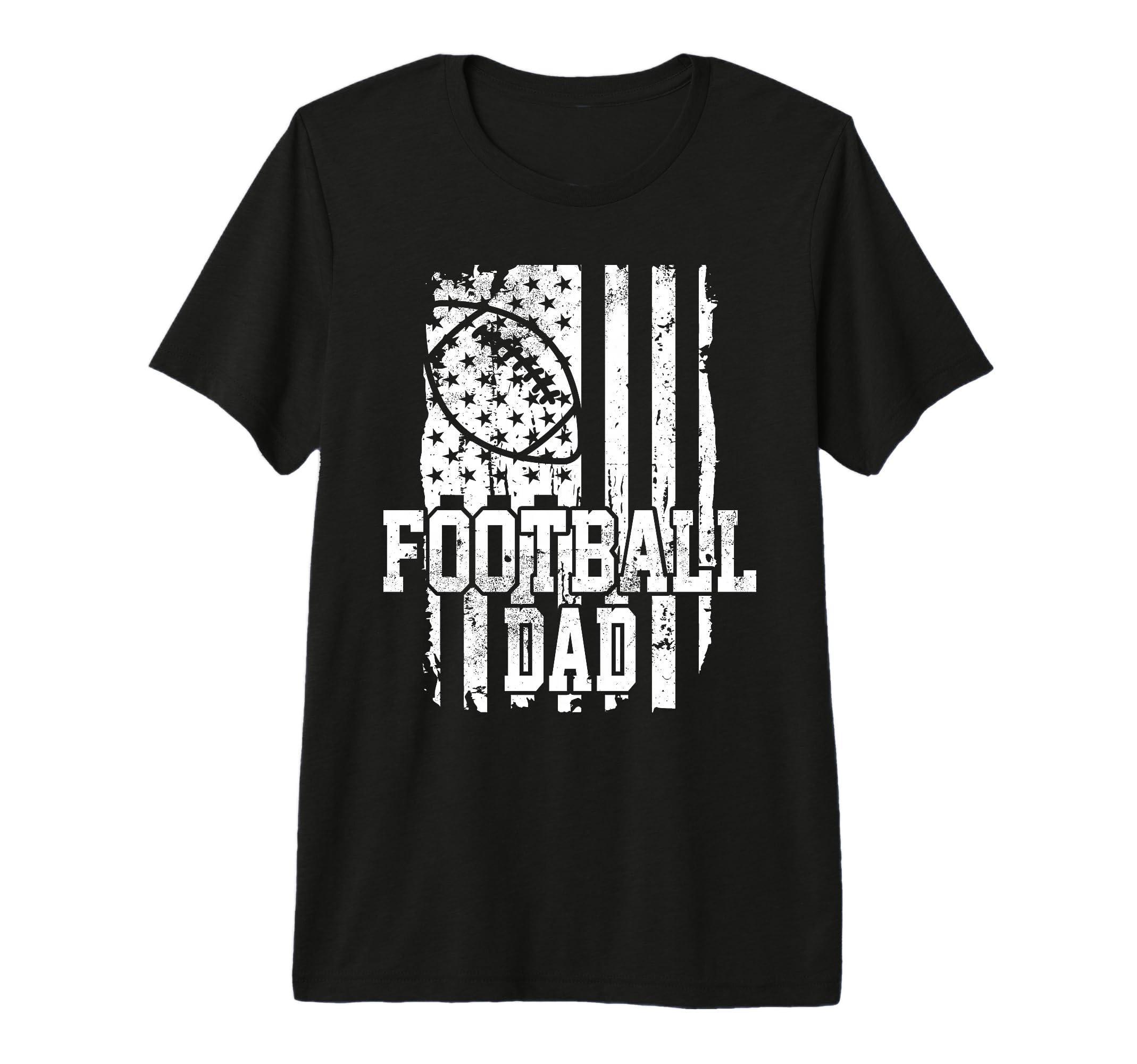 Usa Flag Football Dad Football Game Day T-Shirt - Trendy Graphic Men Women - T-Shirt, Sweatshirt, Hoodie