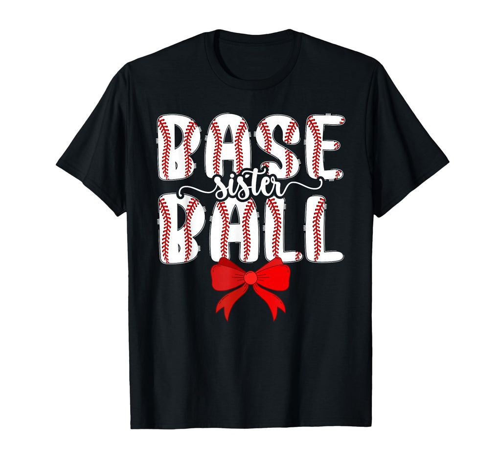 Baseball Sister Coquette Baseball T-Shirt - Graphic Print for Adults - T-Shirt, Sweatshirt, Hoodie