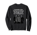 Old School Hip Hop Knowledge Self Sweatshirt - Streetwear Style Unisex - T-Shirt, Sweatshirt, Hoodie