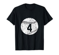 Baseball Number 4 T-Shirt - Trendy Graphic for Adults - T-Shirt, Sweatshirt, Hoodie