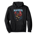 Rooster 90S Heavy Metal Rooster Bird Hoodie - Aesthetic Graphic for Adults - T-Shirt, Sweatshirt, Hoodie