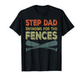 Stepdad Baseball Step Dad Swinging T-Shirt - Fun Novelty Design for Adults - T-Shirt, Sweatshirt, Hoodie