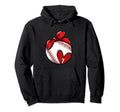 Womens Custom Baseball Mom Number 7 Hoodie - Custom Art Print for Adults - T-Shirt, Sweatshirt, Hoodie