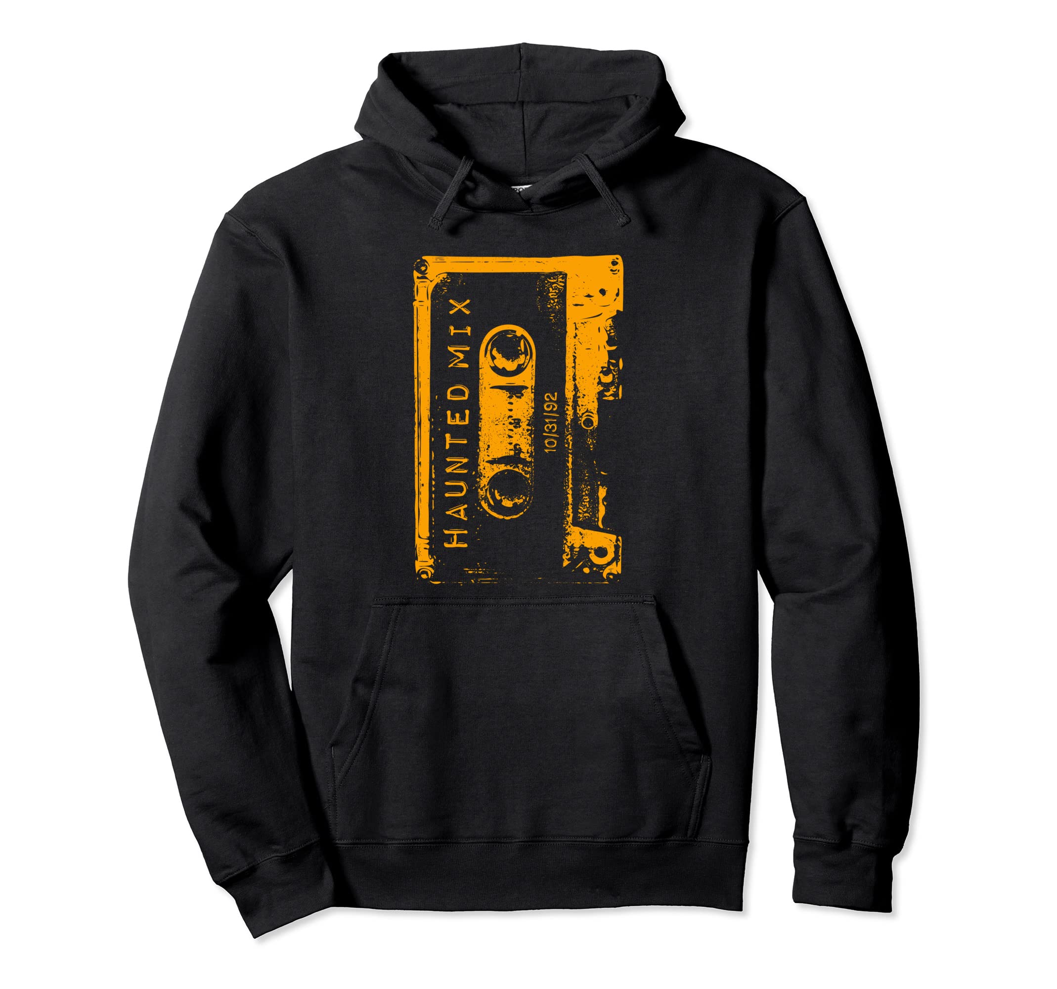Halloween Haunted Mixtape 90S Cassette Hoodie - Graphic Print for Adults - T-Shirt, Sweatshirt, Hoodie