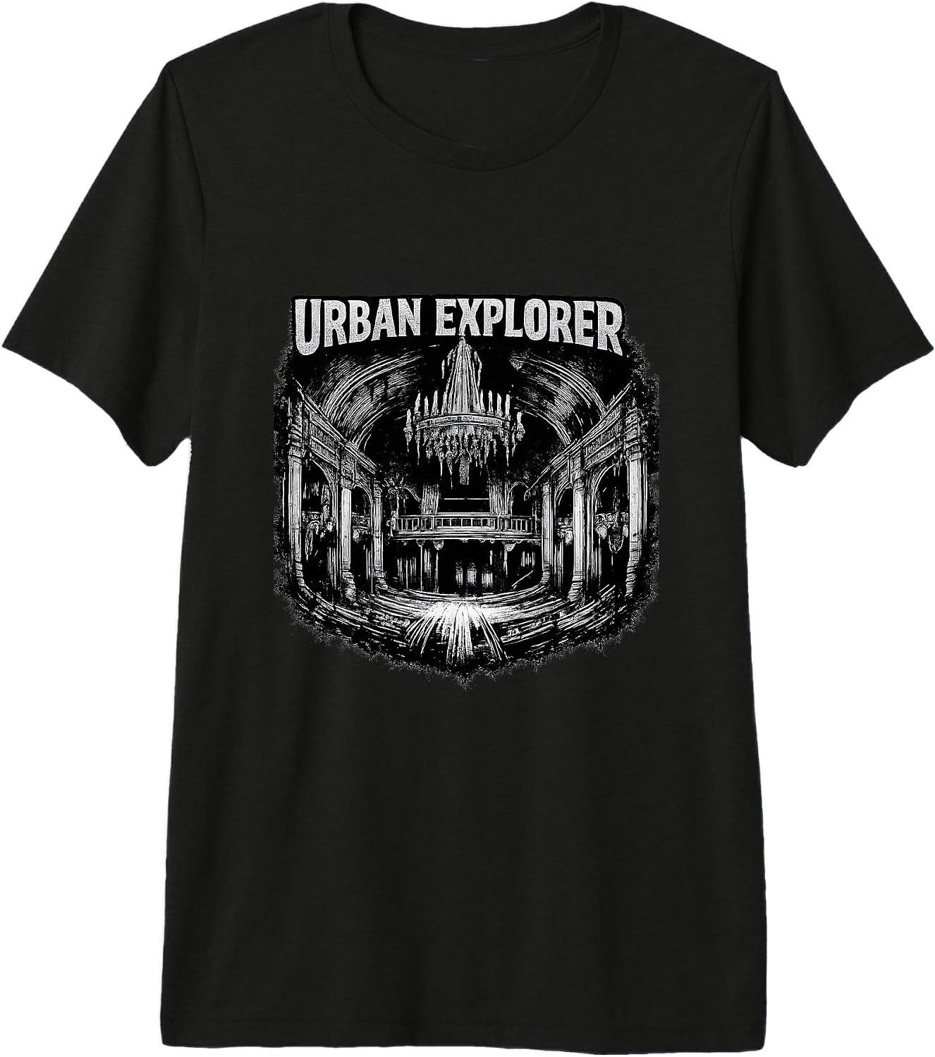 Urban Explorer Abandoned Places Apparel - Adult & Kids T-Shirts, Sweatshirts & Hoodies apparel design preview 1