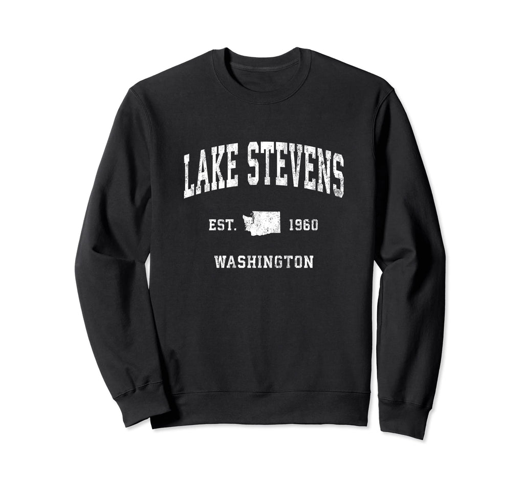 Lake Stevens Washington Wa Athletic Sweatshirt - Graphic Print for Adults - T-Shirt, Sweatshirt, Hoodie