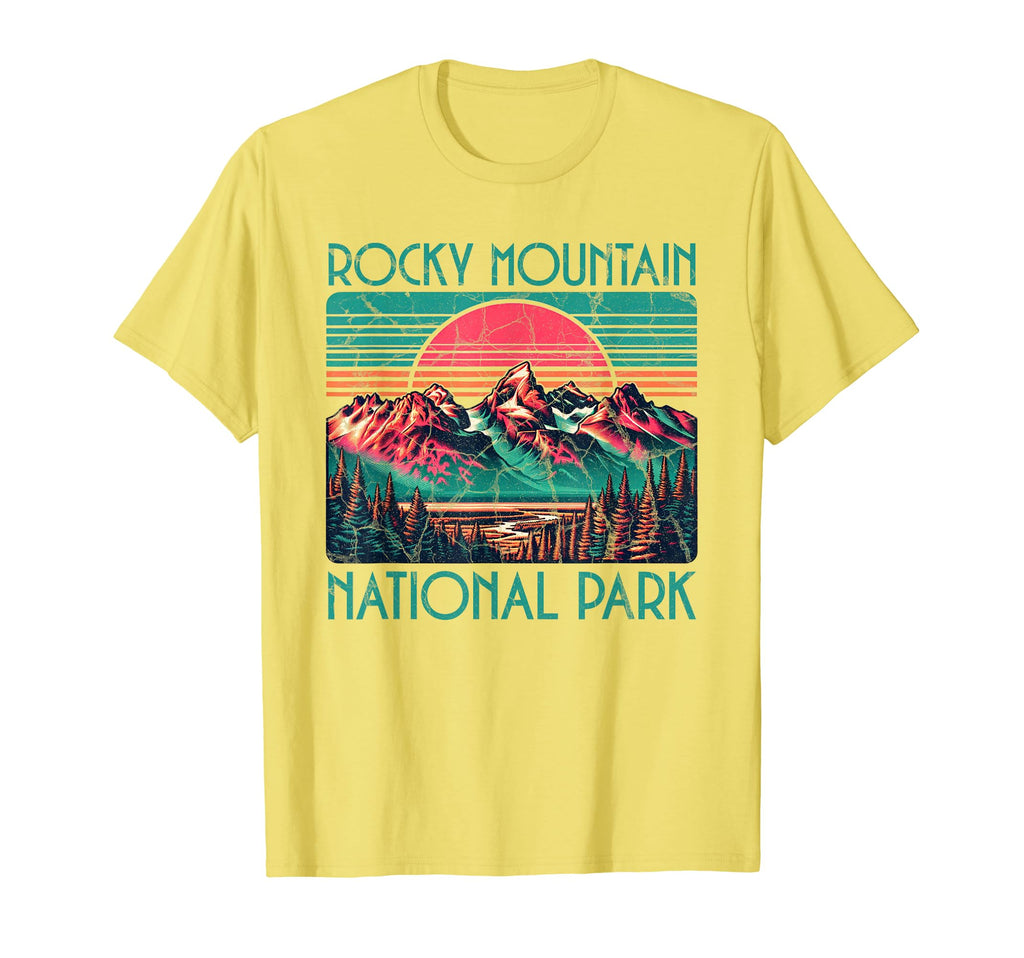 Rocky Mountain National Park Colorado Usa T-Shirt - Trendy Graphic Unisex - T-Shirt, Sweatshirt, Hoodie