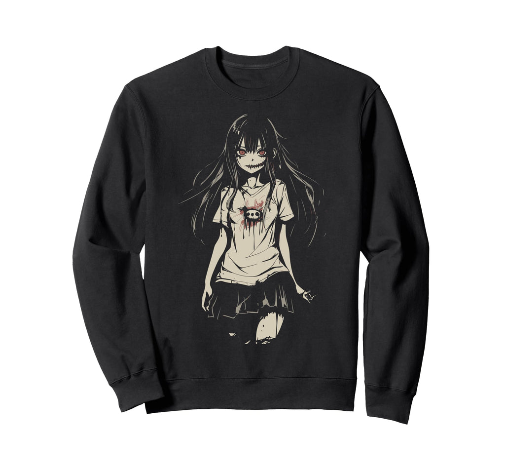 Anime Horror Aesthetic Soft Grunge Sweatshirt - Custom Art Print Unisex - T-Shirt, Sweatshirt, Hoodie