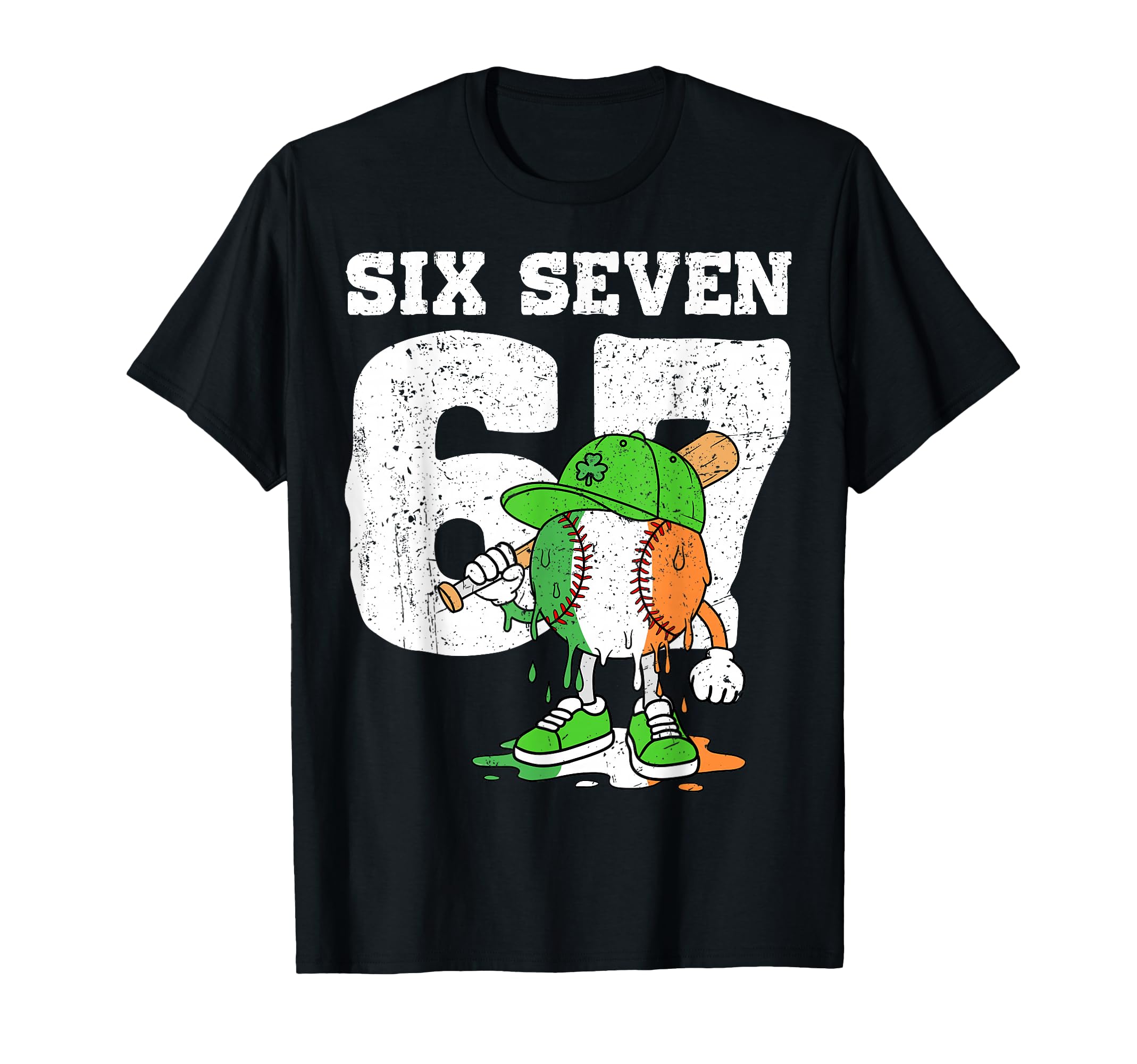 St Patricks Day 67 Six Seven T-Shirt - Minimalist Print for Adults - T-Shirt, Sweatshirt, Hoodie