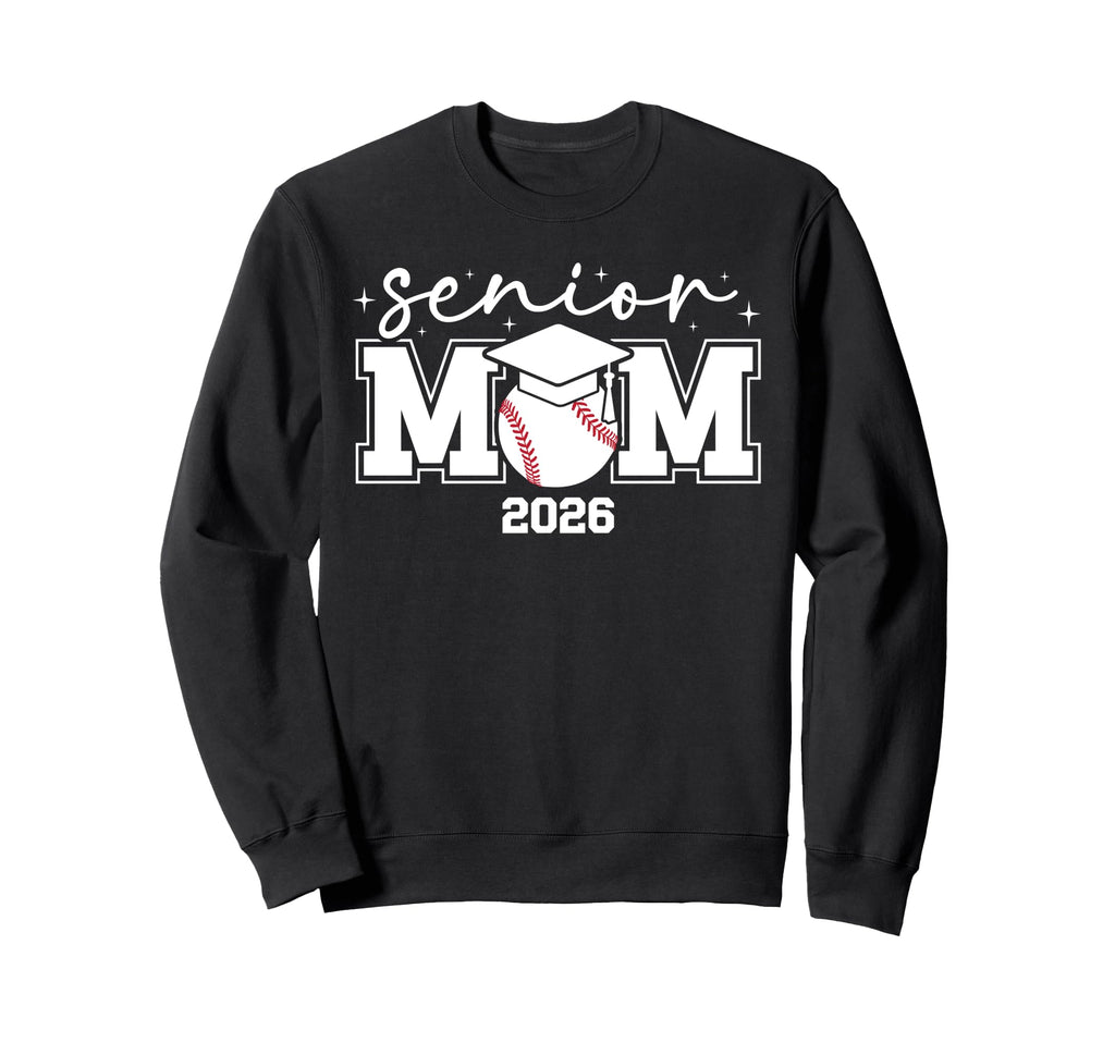 Baseball Senior Mom Senior Sweatshirt - Streetwear Style for Adults - T-Shirt, Sweatshirt, Hoodie