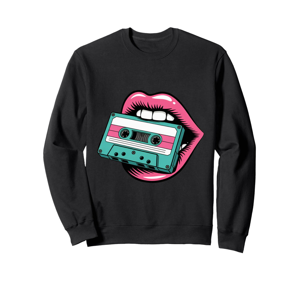 Nostalgic 80S And 90S Vibes Vibrant Sweatshirt - Unique Graphic Men Women - T-Shirt, Sweatshirt, Hoodie