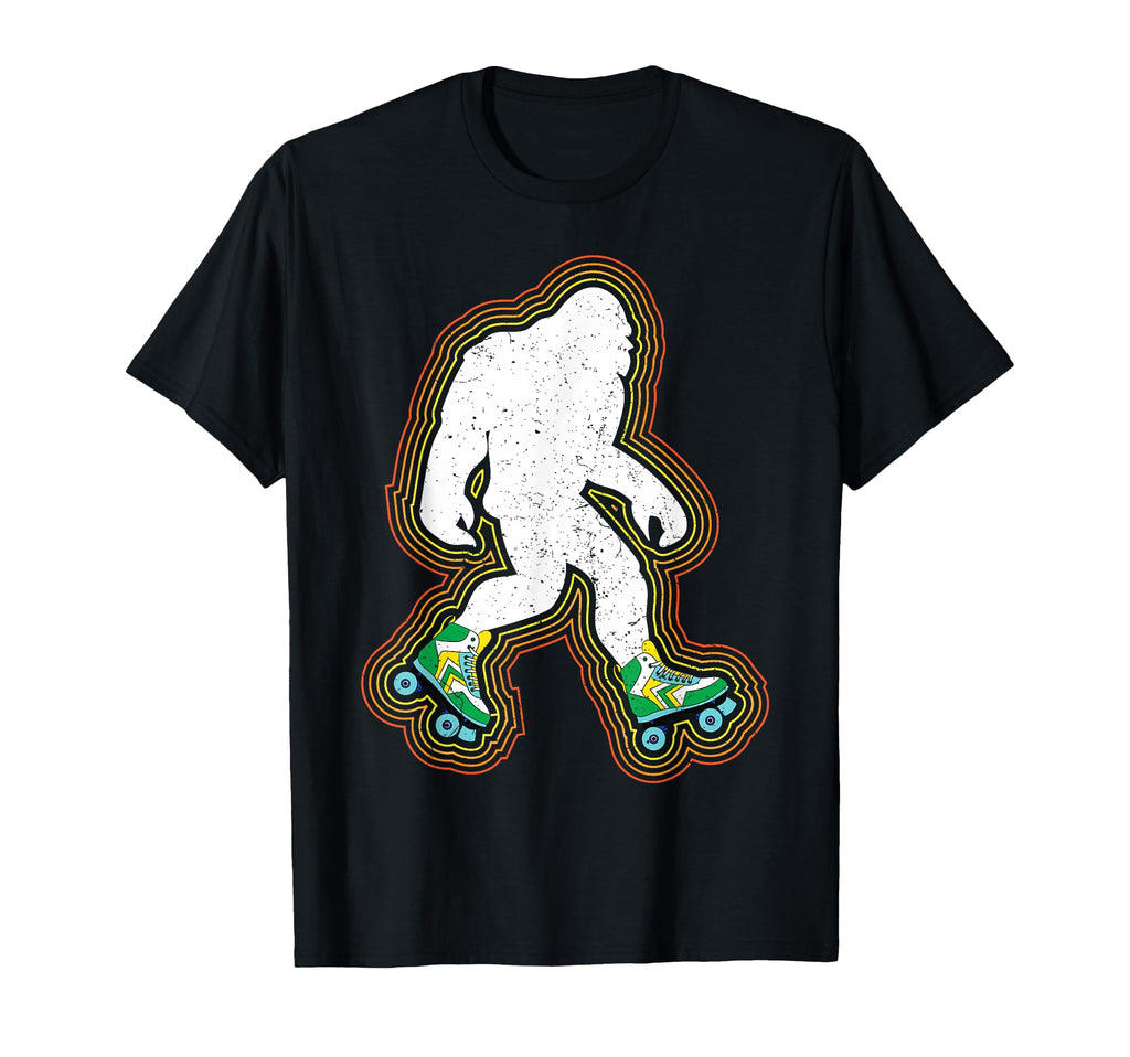 Bigfoot Skates Sasquatch Gift T-Shirt - Fun Novelty Design Men Women - T-Shirt, Sweatshirt, Hoodie