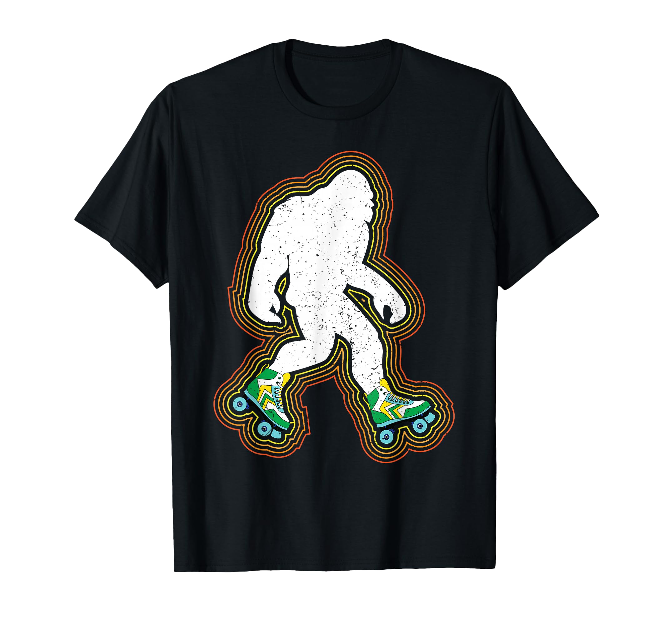 Bigfoot Skates Sasquatch Gift T-Shirt - Fun Novelty Design Men Women - T-Shirt, Sweatshirt, Hoodie