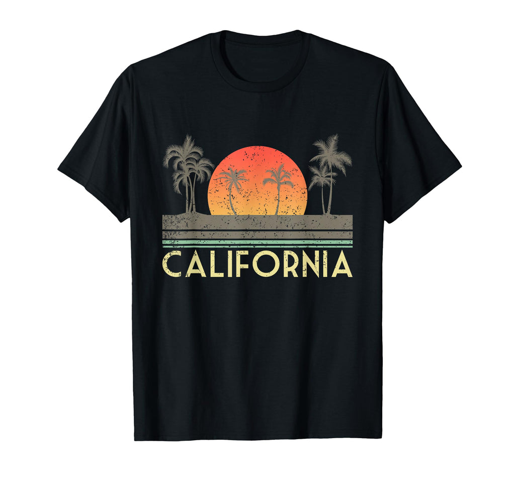 Summer Vacation Palm Trees Sunset T-Shirt - Minimalist Print for Adults - T-Shirt, Sweatshirt, Hoodie