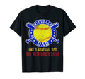 Mens Softball Dad Like Baseball Dad But T-Shirt - Trendy Graphic Unisex - T-Shirt, Sweatshirt, Hoodie