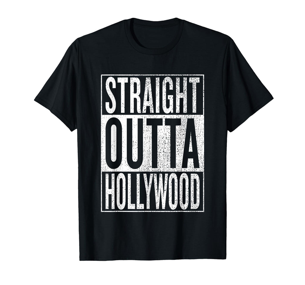 Straight Outta Hollywood Great Travel T-Shirt - Custom Art Print Men Women - T-Shirt, Sweatshirt, Hoodie
