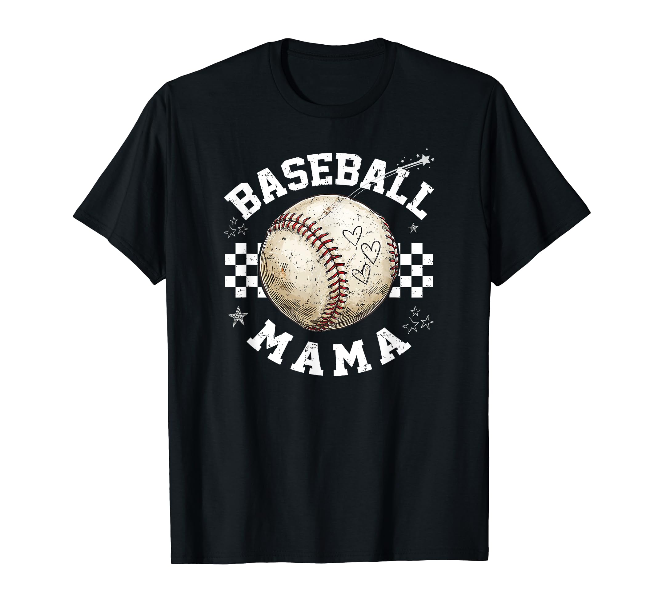 Baseball Mama Trendy Team Moms Sports T-Shirt - Novelty Apparel for Adults - T-Shirt, Sweatshirt, Hoodie