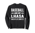 Baseball And My Lhasa Mama Dog Lover Sweatshirt - Graphic Print for Adults - T-Shirt, Sweatshirt, Hoodie