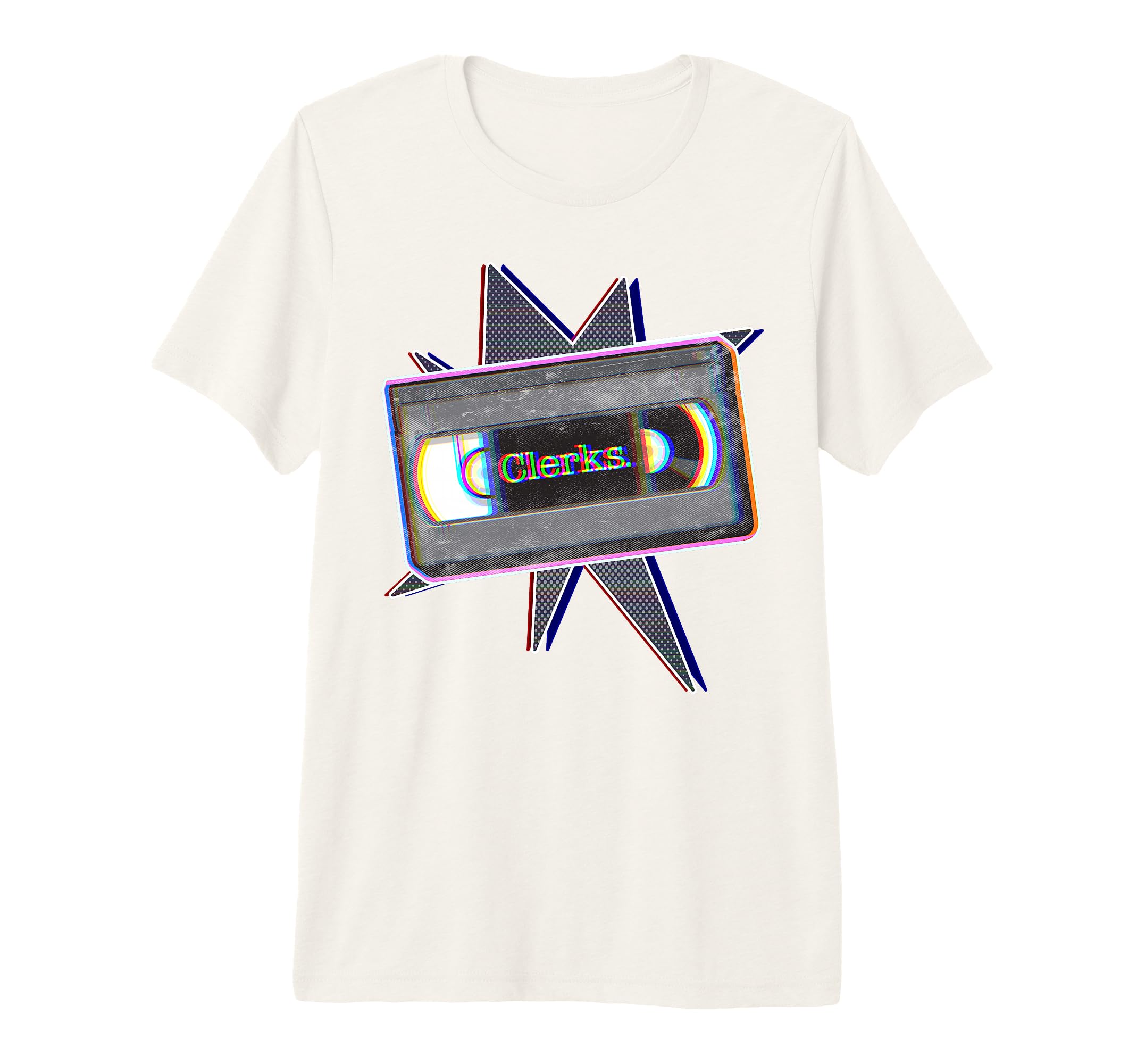 Kevin Smith Clerks Vhs Cassette Glitch T-Shirt - Fun Novelty Design Unisex - T-Shirt, Sweatshirt, Hoodie