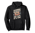 Spinning Memories One Tape Time Hoodie - Fun Novelty Design Men Women - T-Shirt, Sweatshirt, Hoodie