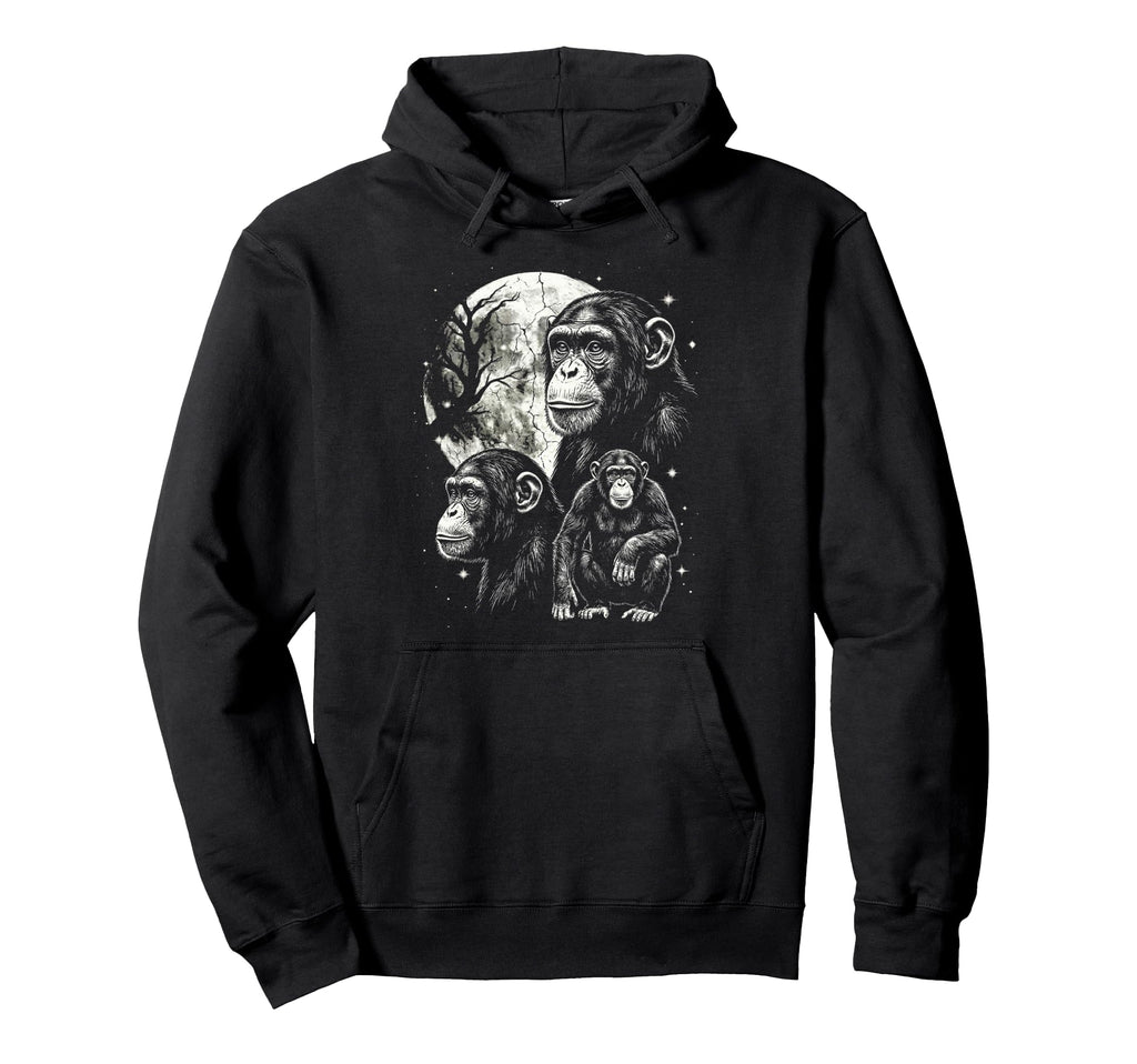 Chimpanzee 90S Aesthetic Y2K Monkey Hoodie - Novelty Apparel Men Women - T-Shirt, Sweatshirt, Hoodie