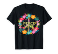 Peace Love Hippie Costume Tie Die 60S T-Shirt - Custom Art Print Men Women - T-Shirt, Sweatshirt, Hoodie