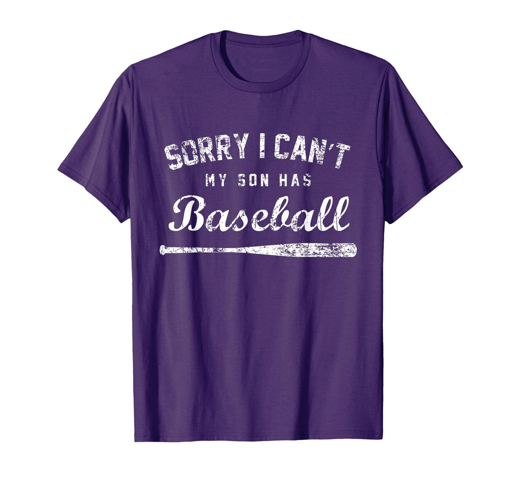 Sorry I Cant My Son Has Baseball Baseball T-Shirt - Unique Graphic Unisex - T-Shirt, Sweatshirt, Hoodie