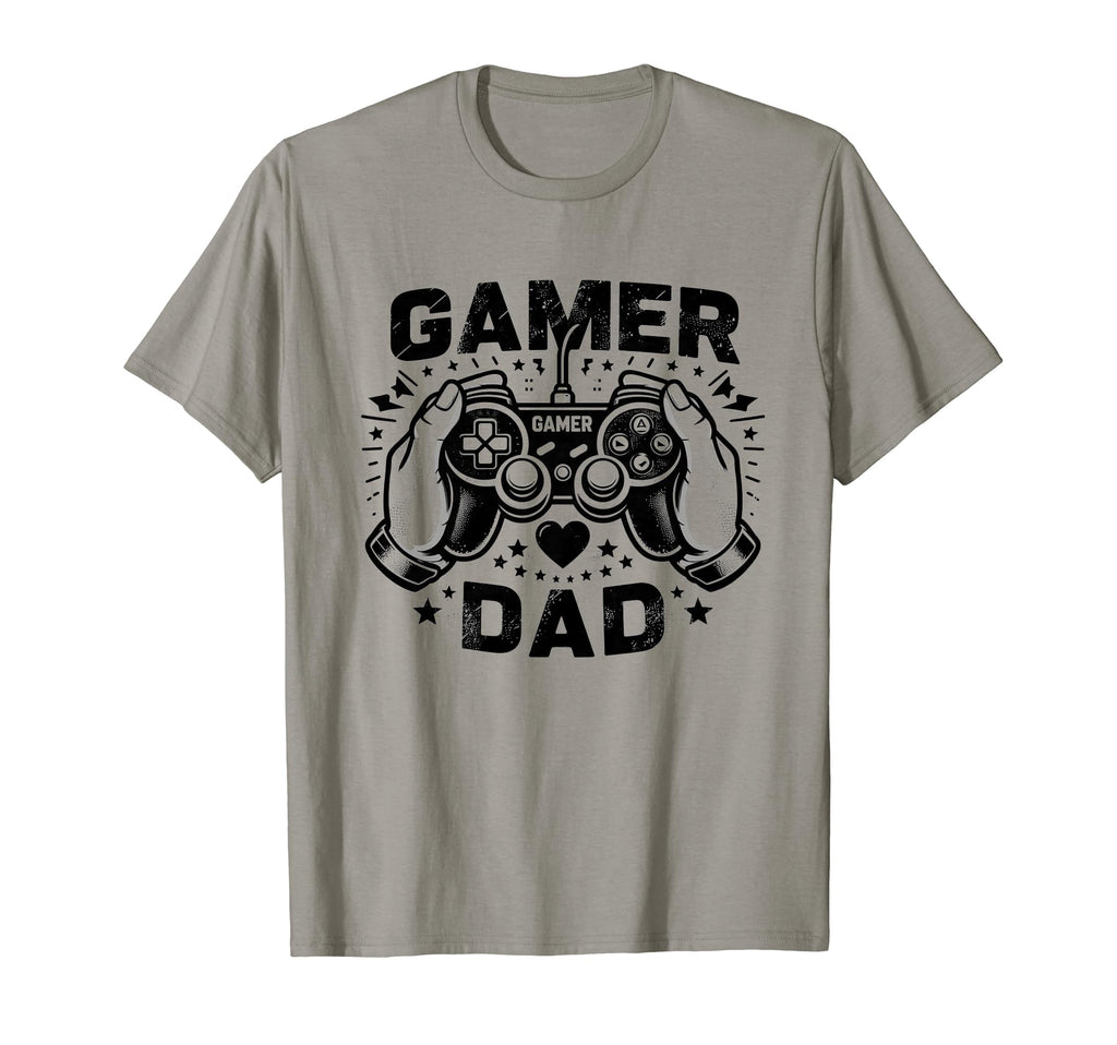 Gamer Dad Game Controller Gaming T-Shirt - Aesthetic Graphic Men Women - T-Shirt, Sweatshirt, Hoodie