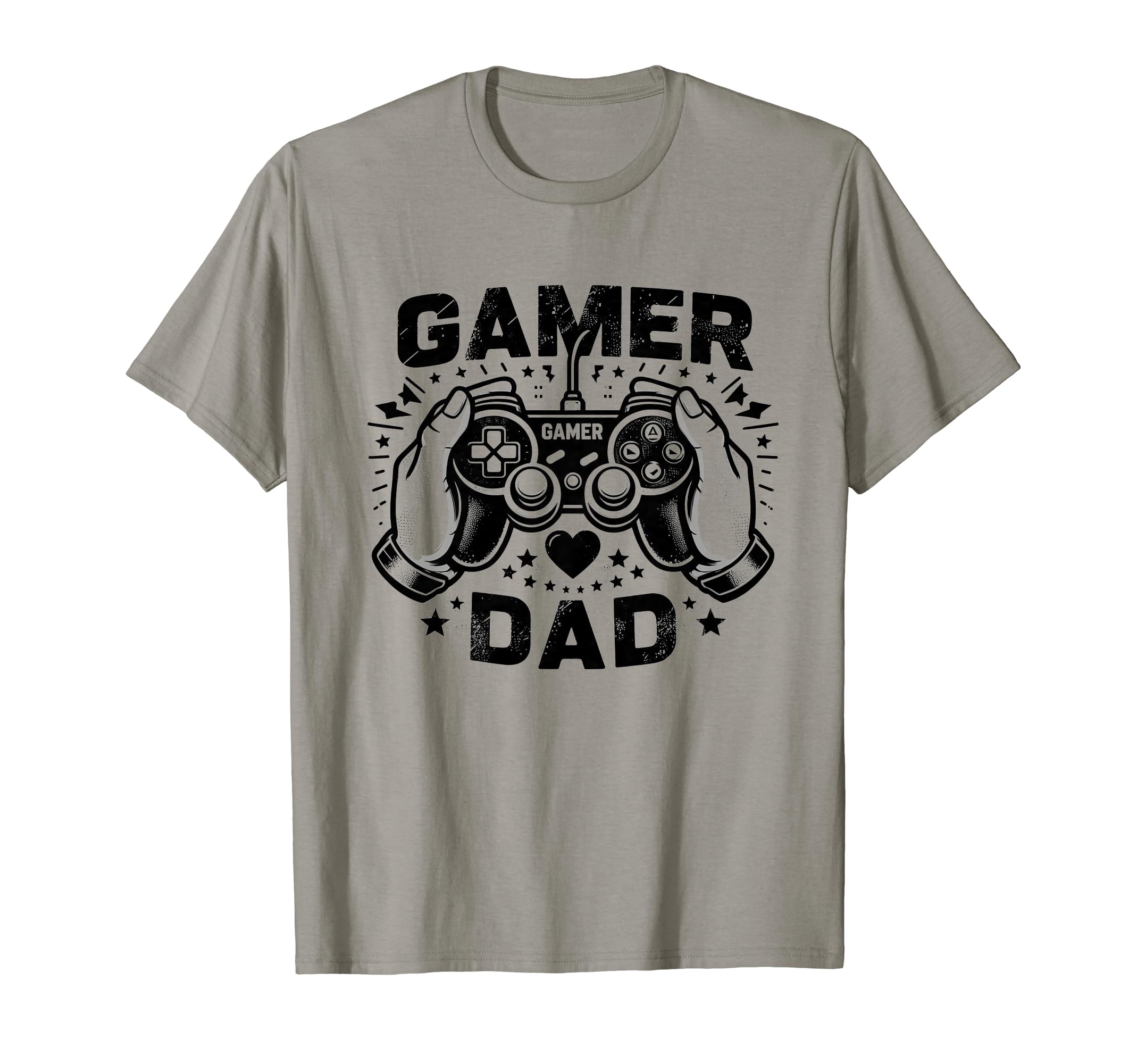 Gamer Dad Game Controller Gaming T-Shirt - Aesthetic Graphic Men Women - T-Shirt, Sweatshirt, Hoodie
