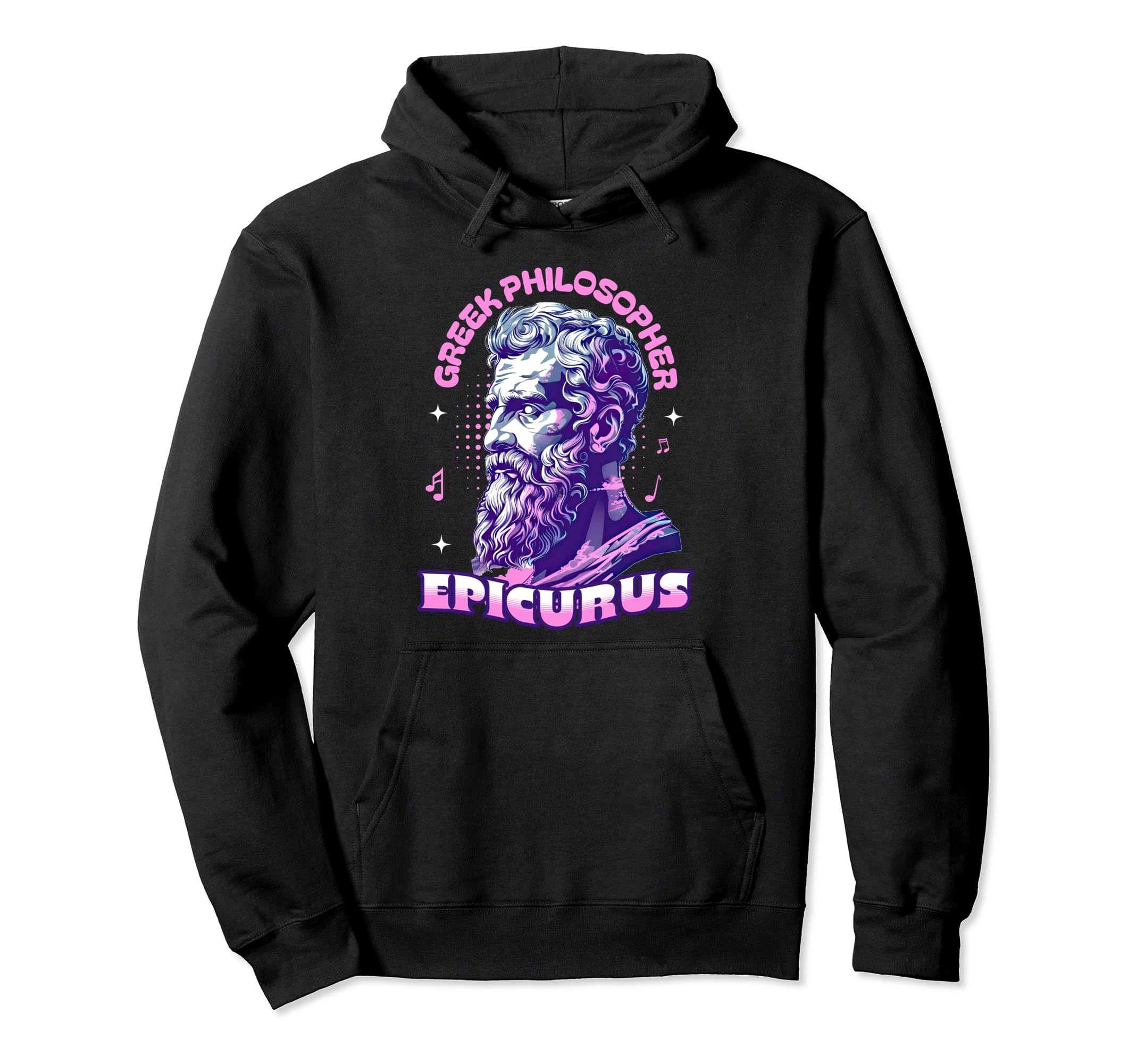 Epicurus Vaporwave Aesthetic Hoodie - Casual Everyday Wear Unisex - T-Shirt, Sweatshirt, Hoodie
