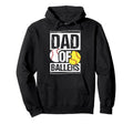 Dad Ballers Dad Baseball And Softball Hoodie - Novelty Apparel Unisex - T-Shirt, Sweatshirt, Hoodie