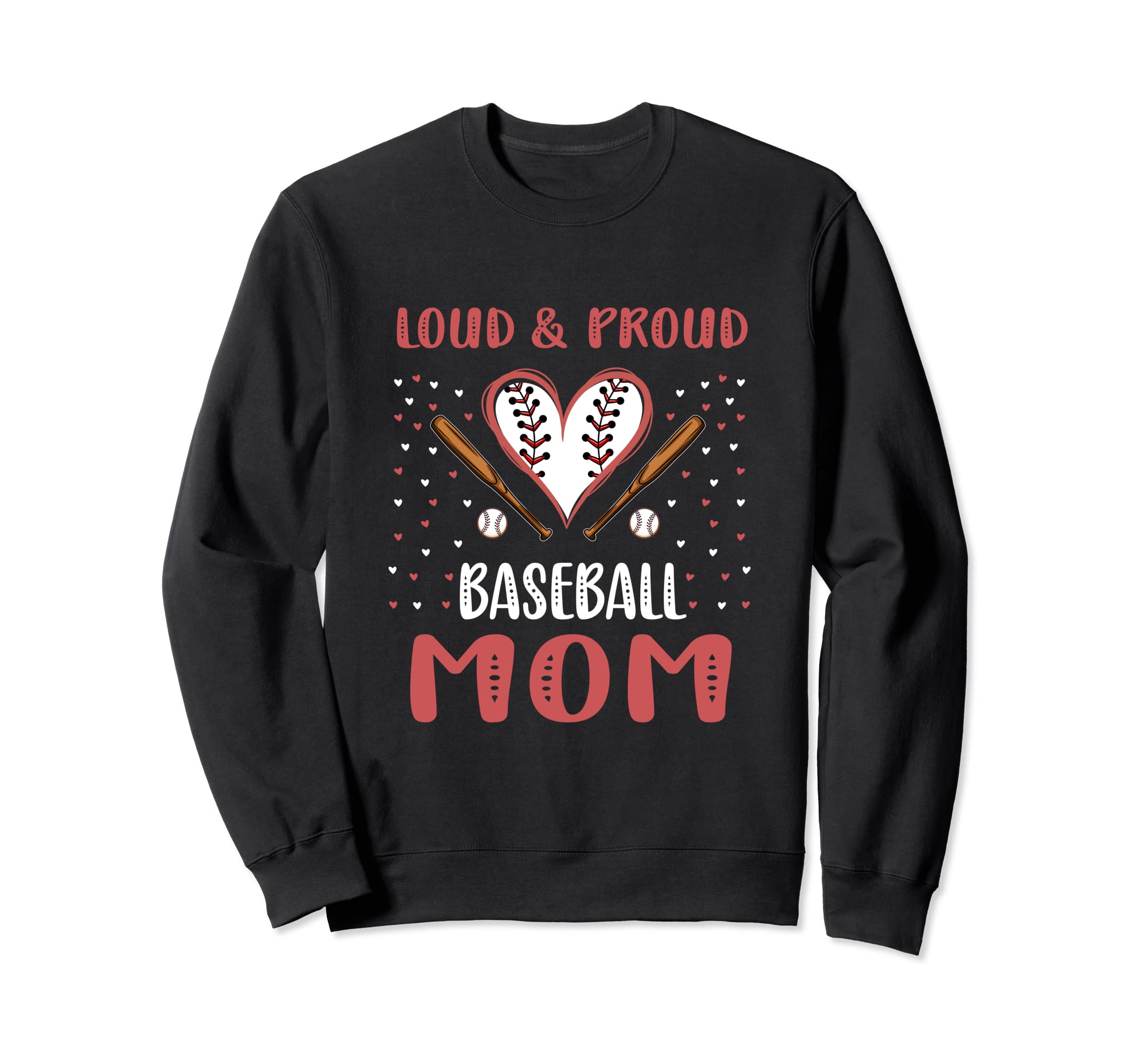 Baseball Season Mom Game Day Sweatshirt - Novelty Apparel for Adults - T-Shirt, Sweatshirt, Hoodie