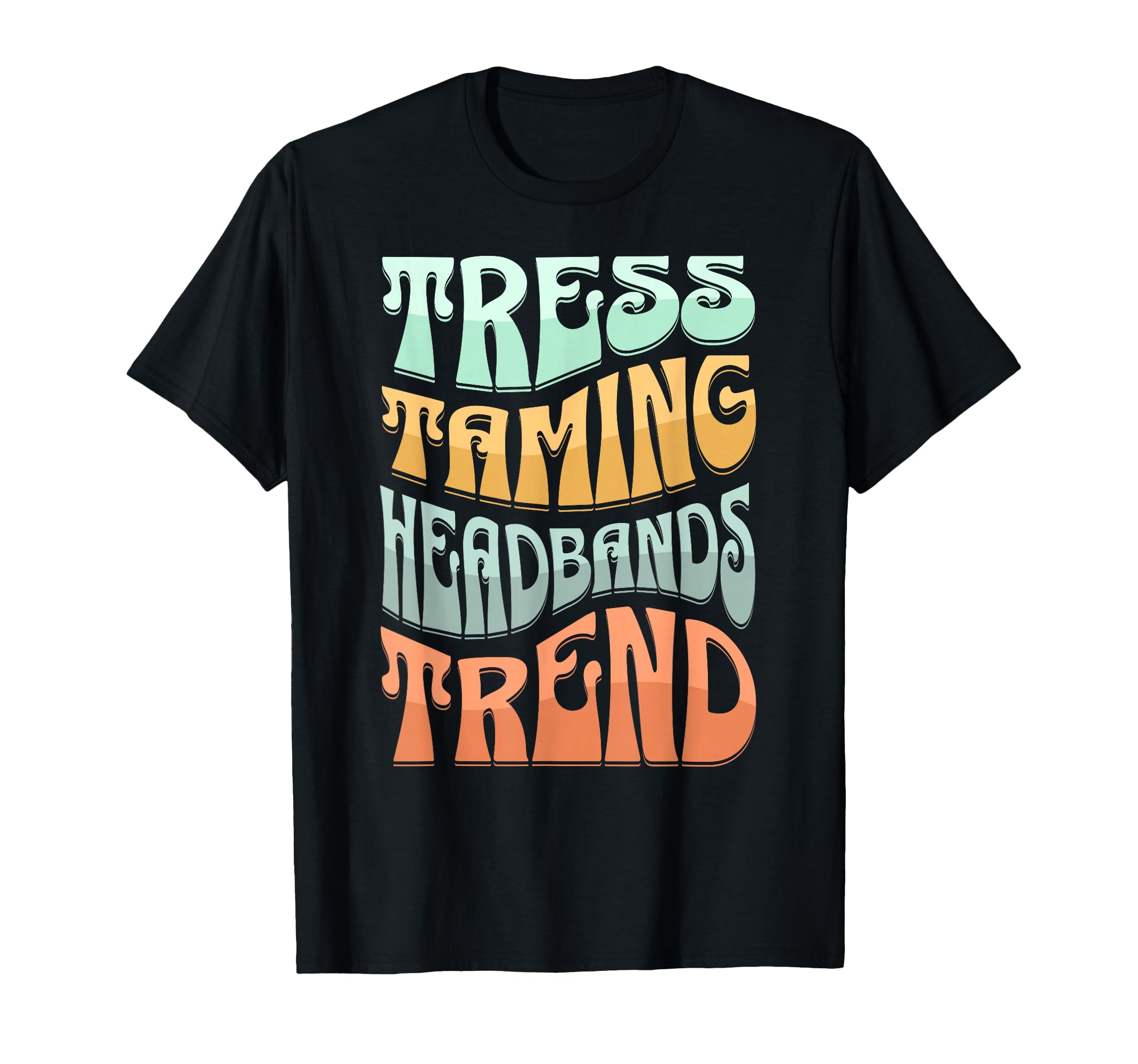 Headband Groovy Hair Vibes Trend T-Shirt - Custom Art Print Unisex - T-Shirt, Sweatshirt, Hoodie