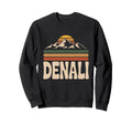 Denali National Park Sunset 70S Alaska Sweatshirt - Custom Art Print Unisex - T-Shirt, Sweatshirt, Hoodie