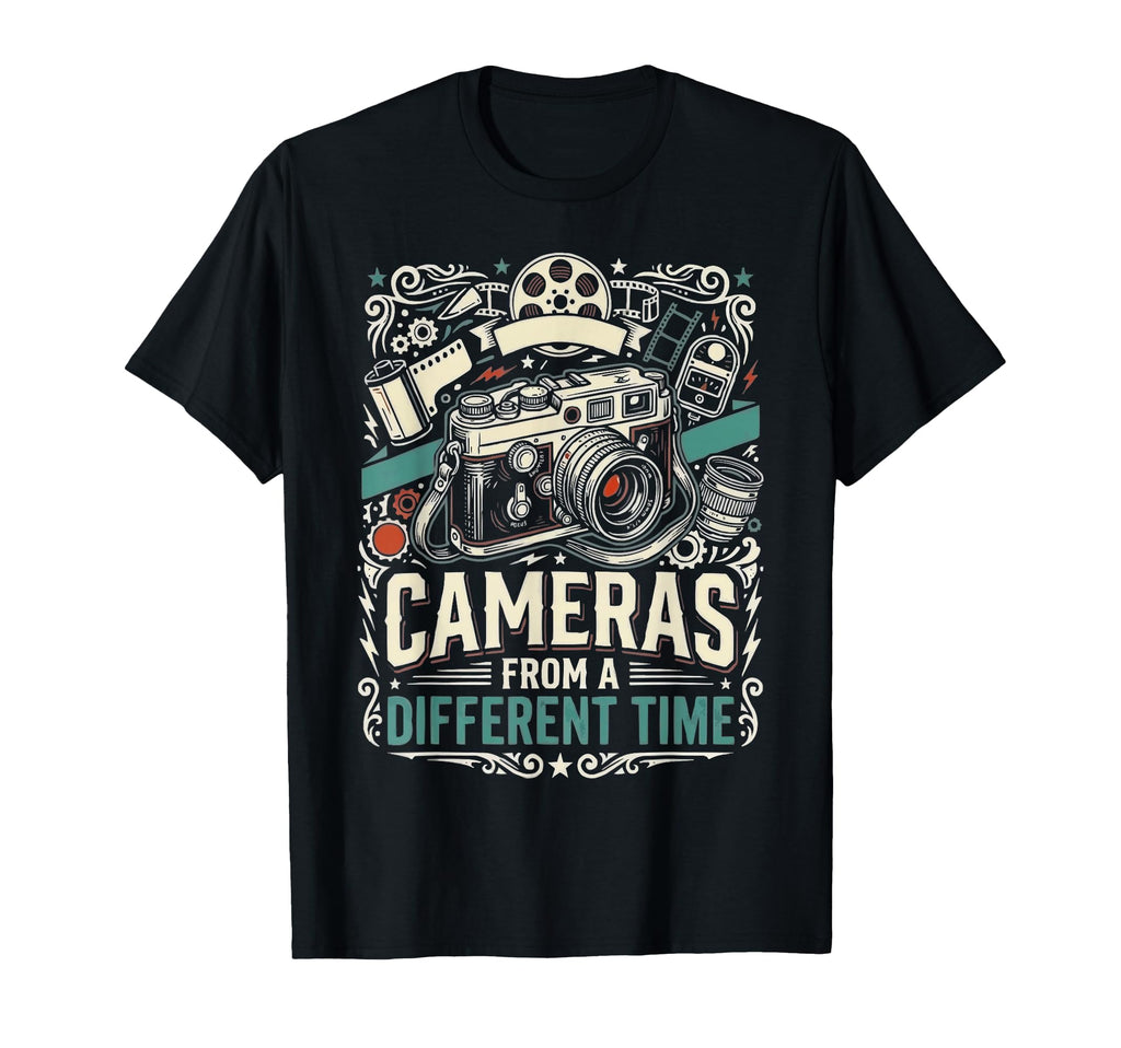 Camera Collector Photography T-Shirt - Casual Everyday Wear for Adults - T-Shirt, Sweatshirt, Hoodie