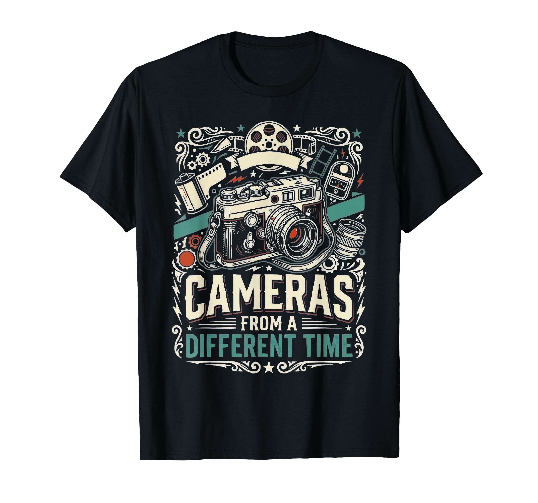 Camera Collector Photography T-Shirt - Casual Everyday Wear for Adults - T-Shirt, Sweatshirt, Hoodie