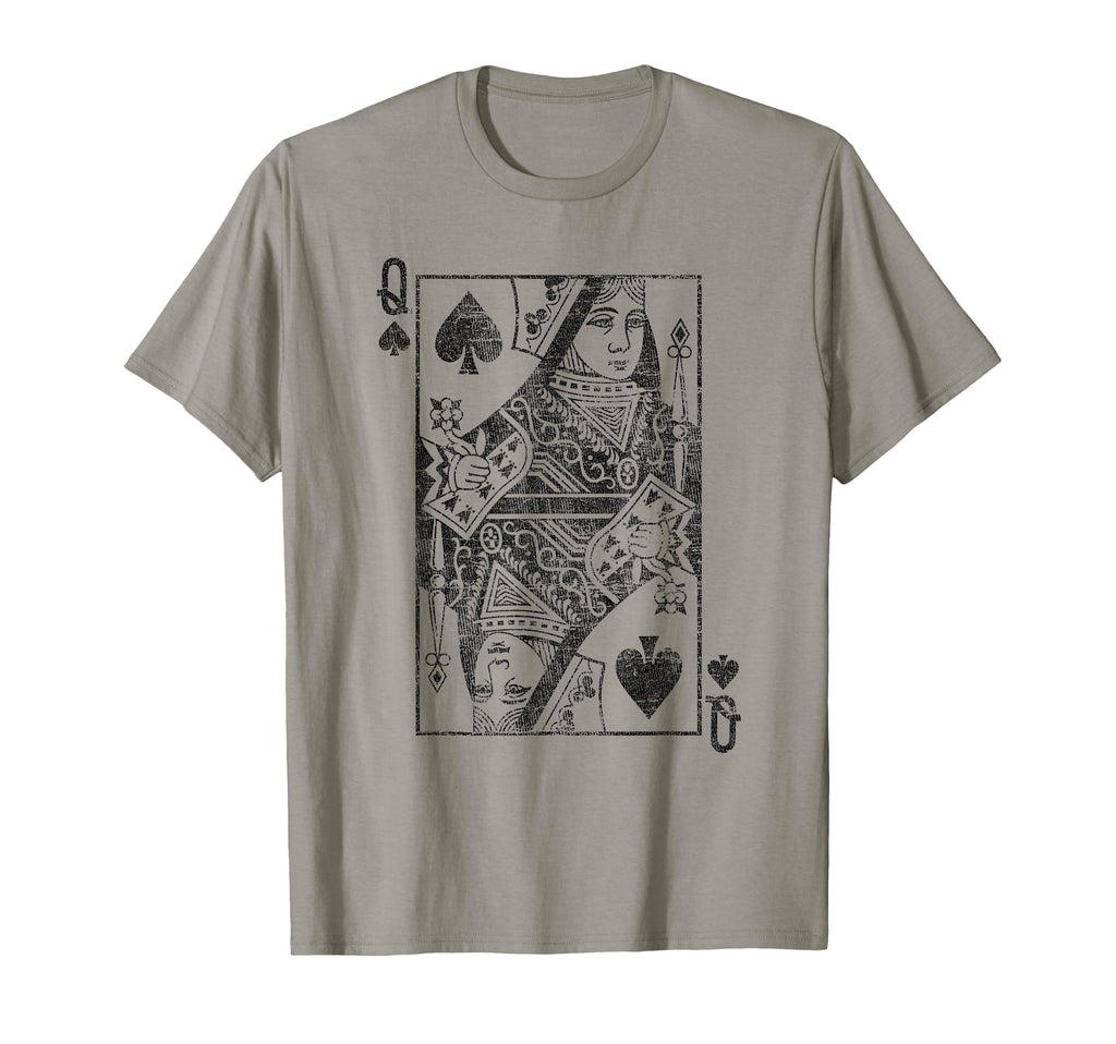 Lady Spades Playing Cards Costume T-Shirt - Minimalist Print for Adults - T-Shirt, Sweatshirt, Hoodie
