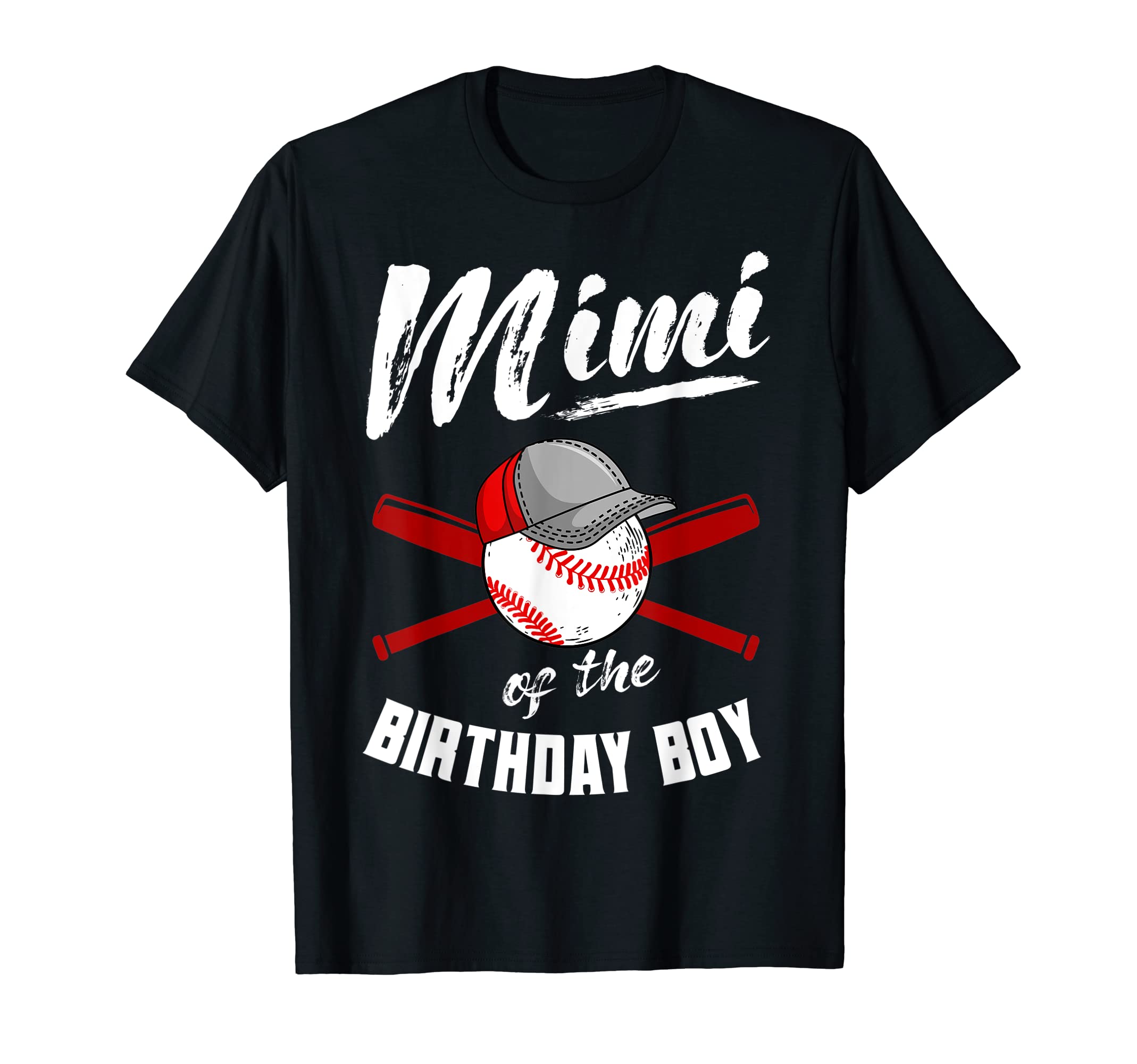 Mimi Birthday Baseball Bday Party T-Shirt - Graphic Print Unisex - T-Shirt, Sweatshirt, Hoodie