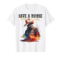 Save Horse Ride Cowboy Country Western T-Shirt - Trendy Graphic Men Women - T-Shirt, Sweatshirt, Hoodie