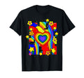 Kidcore Aesthetic Rainbow Heart T-Shirt - Minimalist Print Men Women - T-Shirt, Sweatshirt, Hoodie
