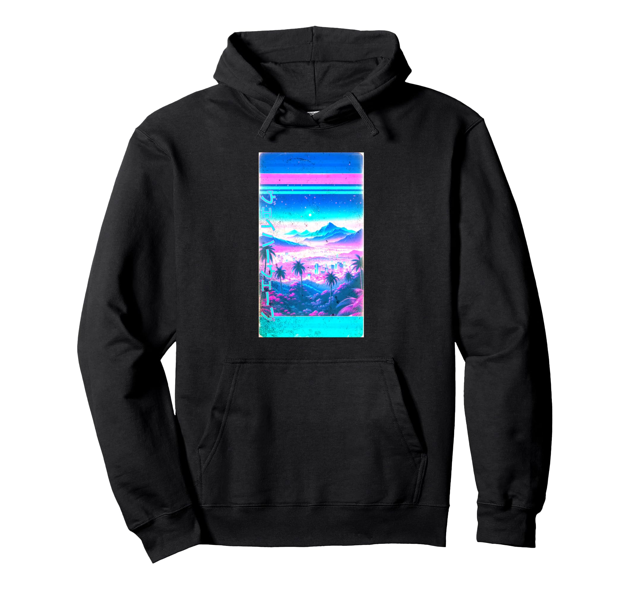 Japanese Aesthetic Vaporwave Califonia Hoodie - Aesthetic Graphic Unisex - T-Shirt, Sweatshirt, Hoodie