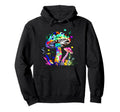 Colorful Mushroom Paint Splatter Fungi Hoodie - Unique Graphic Men Women - T-Shirt, Sweatshirt, Hoodie
