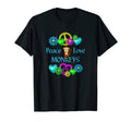 Peace Love Monkeys T-Shirt - Custom Art Print Men Women - T-Shirt, Sweatshirt, Hoodie