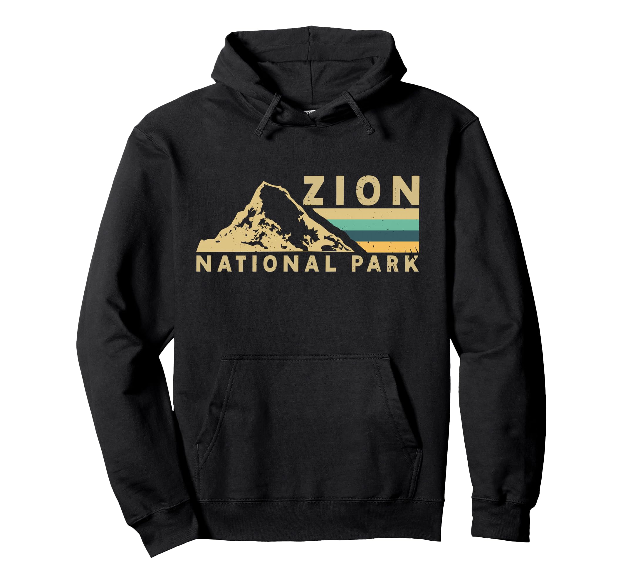 Zion National Park Mountain Hoodie - Aesthetic Graphic for Adults - T-Shirt, Sweatshirt, Hoodie