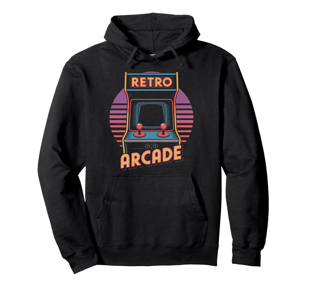 Arcade Gamer Coin Op Cabinet Hoodie - Graphic Print Men Women - T-Shirt, Sweatshirt, Hoodie