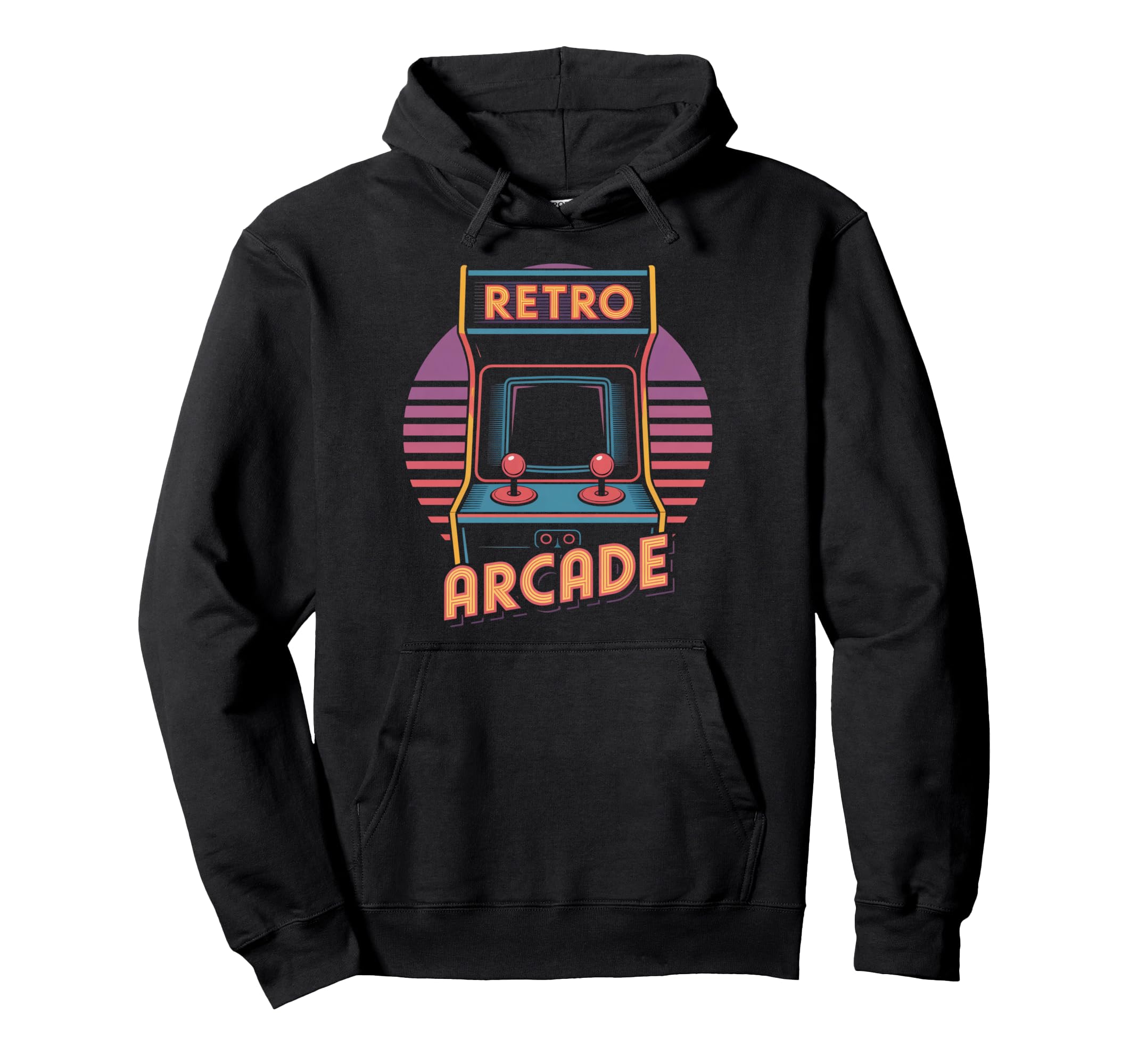Arcade Gamer Coin Op Cabinet Hoodie - Graphic Print Men Women - T-Shirt, Sweatshirt, Hoodie