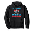 Baseballer Team Sport Player Baseball Hoodie - Casual Everyday Wear Unisex - T-Shirt, Sweatshirt, Hoodie