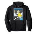 Rubber Duck Surfing Kanagawa Wave Hoodie - Custom Art Print Men Women - T-Shirt, Sweatshirt, Hoodie