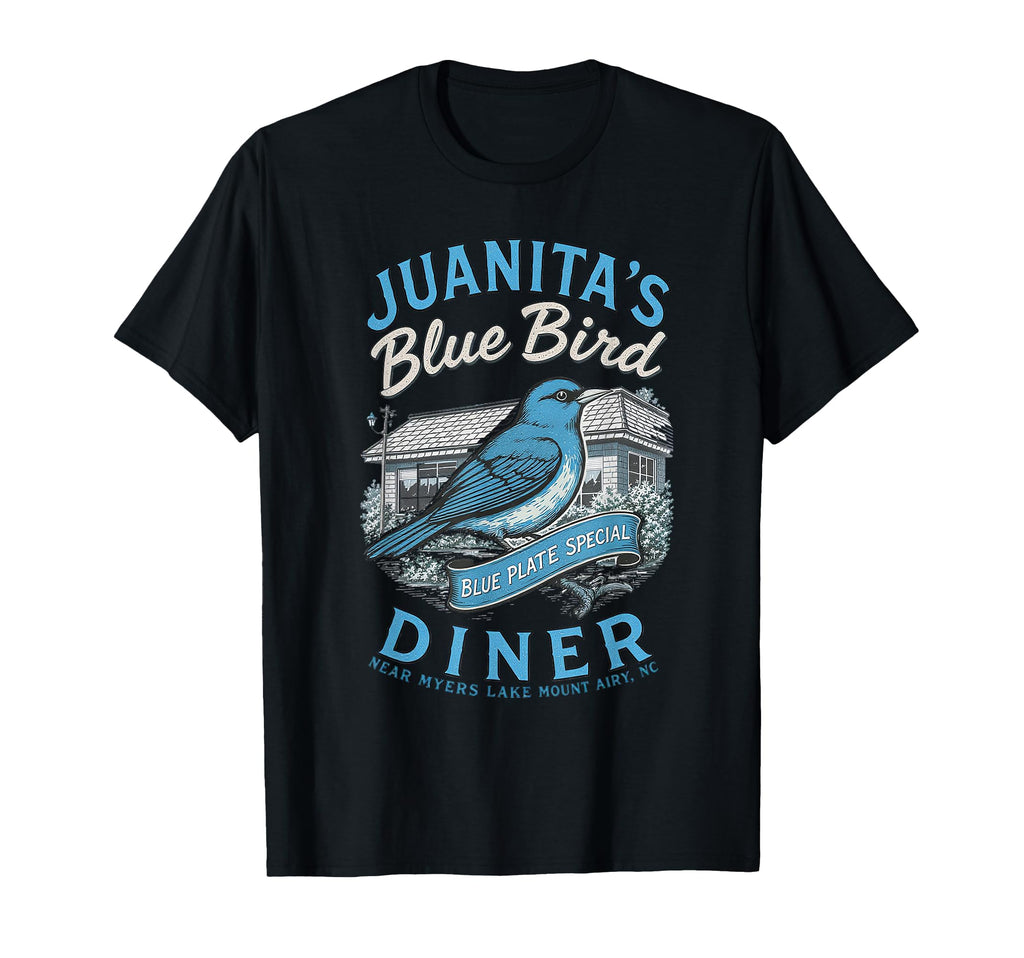 Juanitas Blue Bird Diner Tv Fans T-Shirt - Aesthetic Graphic Unisex - T-Shirt, Sweatshirt, Hoodie